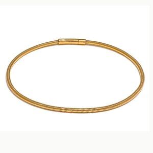 Waterproof 18K PVD Plated Stainless Steel Collar‎ Torques Necklace